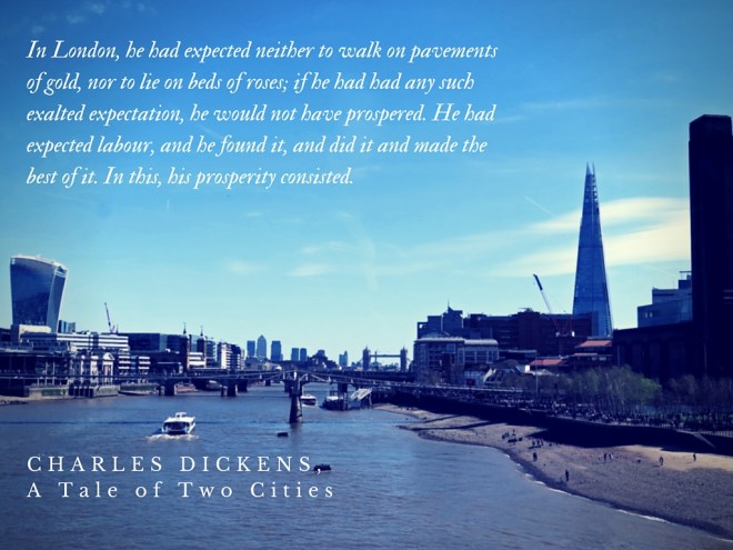 In London, he had expected neither to walk